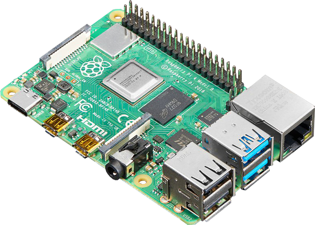 A photo of a Raspberry Pi 4