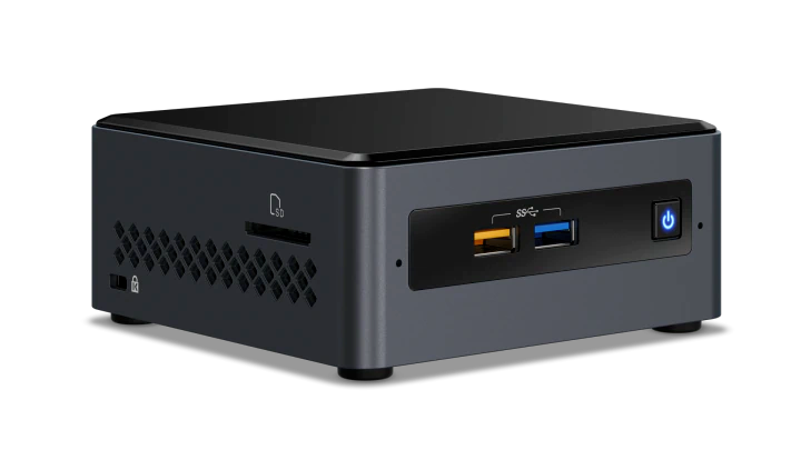 A photo of an Intel NUC