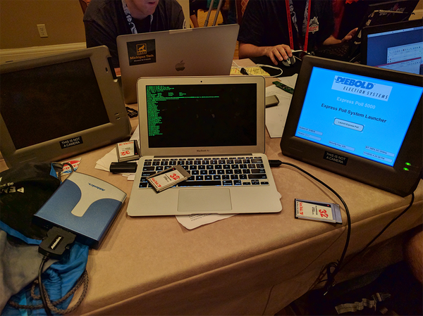 Hacking Voting Machines at DEF CON 25
